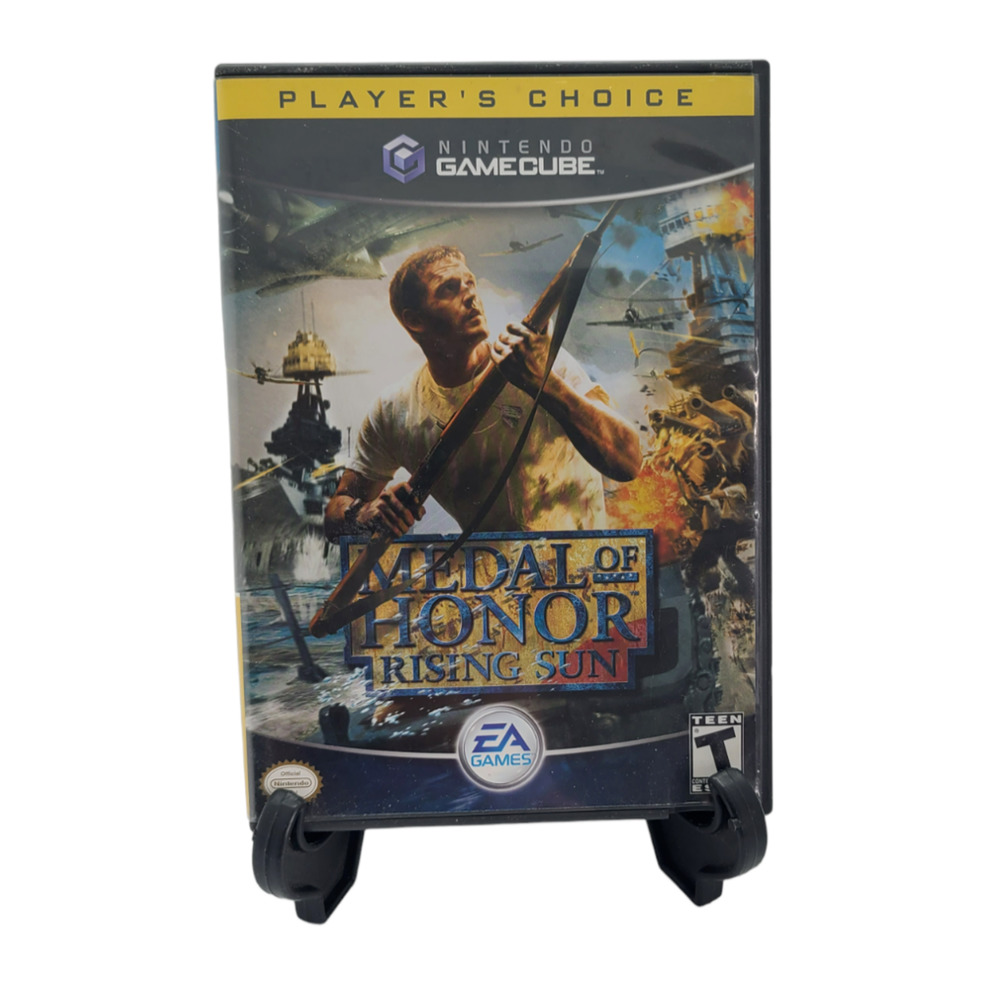 Medal of Honor Rising Sun Nintendo GameCube Players Choice 2-Disc CIB WWII EA